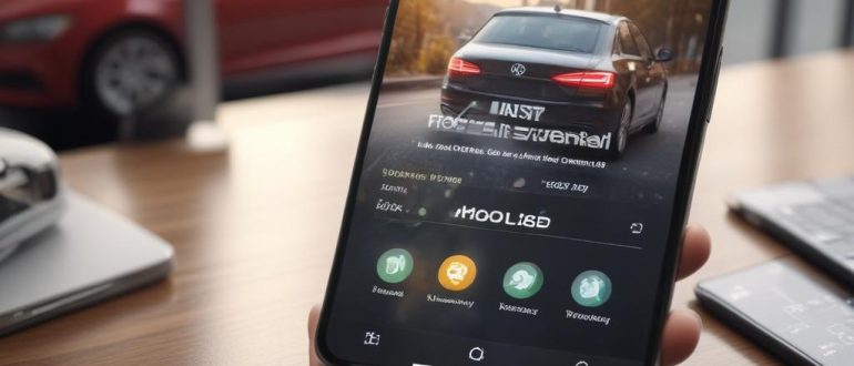 Приложение для аренды автомобилей доступно в магазине приложений